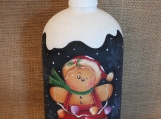 Gingerbread Lotion/Soap Dispenser  (Blue)