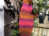  Red and brown tones Leg Warmer