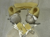Baby set Pale yellow and White