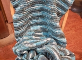 Best Shawl Ever in Blue