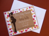 Personalized Polka Dot Baby Shower Invitations