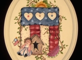 American Heritage Rag Doll Plaque 