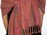 Katsara Handwoven Pashmina Scarf Shawl Wrap in Pink