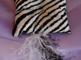 Wild Cat Zebra Catnip Pillow