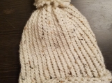 Oatmeal colored knitted Hat