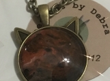  Cute Cat Pendant with Chain #2687
