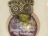  Wise Owl Pendant with Chain #2639