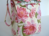 Lotus Reusable Reversible Lunch Bag Laminated Cotton