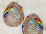 Large Beaded Earrings