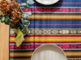 Hand-Woven Traditional Inca Table Runner / Wall Decor (Blue)