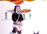 "Nation Builder", Original Native Canadian Painting