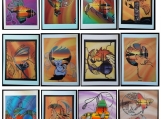 Set of 10 Cards, Prints of Original Indigenous Paintings