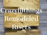 Riser - PE800 sized  embroidery machines -Golden Oak 