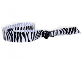 Adjustable Headband - Zebra Print