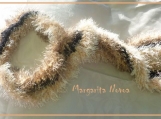 Brown Shaggy Caterpilar - Scarf