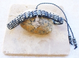 Ethiopian Hinged Cross and Bone Bead Choker - Unique - Beautiful - Unisex