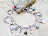 Fifty Shades of Grey Inspired Charm Bracelet
