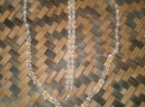 Gold & Clear Beaded Necklace and Bracelet