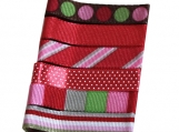 Co-ordinating Hair Clip Set in Deep Red