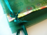 Reusable Produce Vegetable Bulk Bags 7 Pieces in Hunter Green