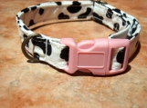  COW-A-BUNGA Organic Cotton Dog Collar Retro Vintage SIZE SMALL 