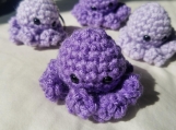 Purple Octopus Keychain