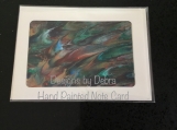 Hand Painted Note Card #4670 Free Shipping