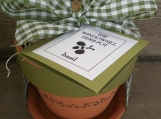 ::THE WINDOWSILL HERB POT...flower garden kit::