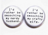 1 Inch Pinback Buttons-The Dynamic Duo