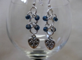 Heart Charm Earrings