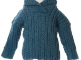 Baby Cable Sweater with a Hoodie, The Alexander