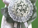 bridal bouquet:glory of snow