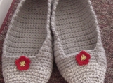 Crocheted Kitchen Slippers