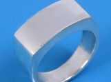925 Sterling Silver Plain Fashion Ring