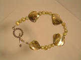 Freshwater Pearls and Mother of Pearl Bracelet