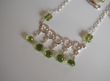   Peridot and Sterling silver Necklace