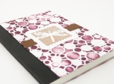 Small Altered Notebook Dragonfly Dots Purple