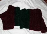 Red and Green Christmas Scarf