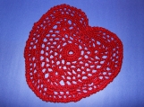 Red Heart, Crochet Small Table Cover 