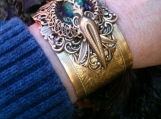 Victorian Style Cuff Bracelet Vintage SteamPunk Exclusive Design