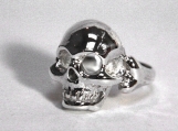 Skull Ring in Silver by Jewels Curnow