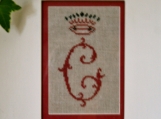 Venetian Monogram Cross Stitch Kit