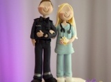 Wedding Cake Topper - Paramedic and Nurse