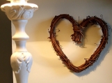 Twiggy heart wreath