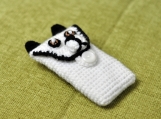 Hand Crochet Panda iPhone Sleeve iPod Case handmade iphone