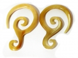 Earrings Handmade Organic Horn