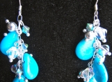 Turquoise Briolette Drop Earrings
