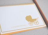Carriage Congratulations Note Card