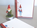 Gnome & Flower (box set of 10 note cards)
