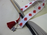 Maple Leaf Ribbon Bookmark